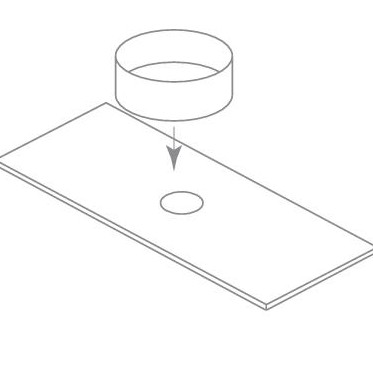 Encimera mecanizada para lavabo sobre encimera Vitale de Royo [2]