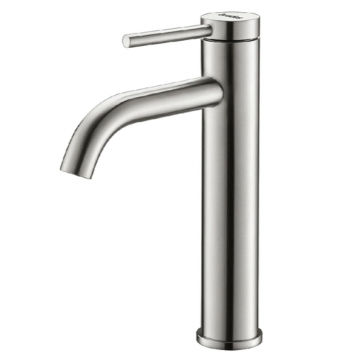 Grifo de lavabo alto monomando Vetta Nox inox de Buades [0]