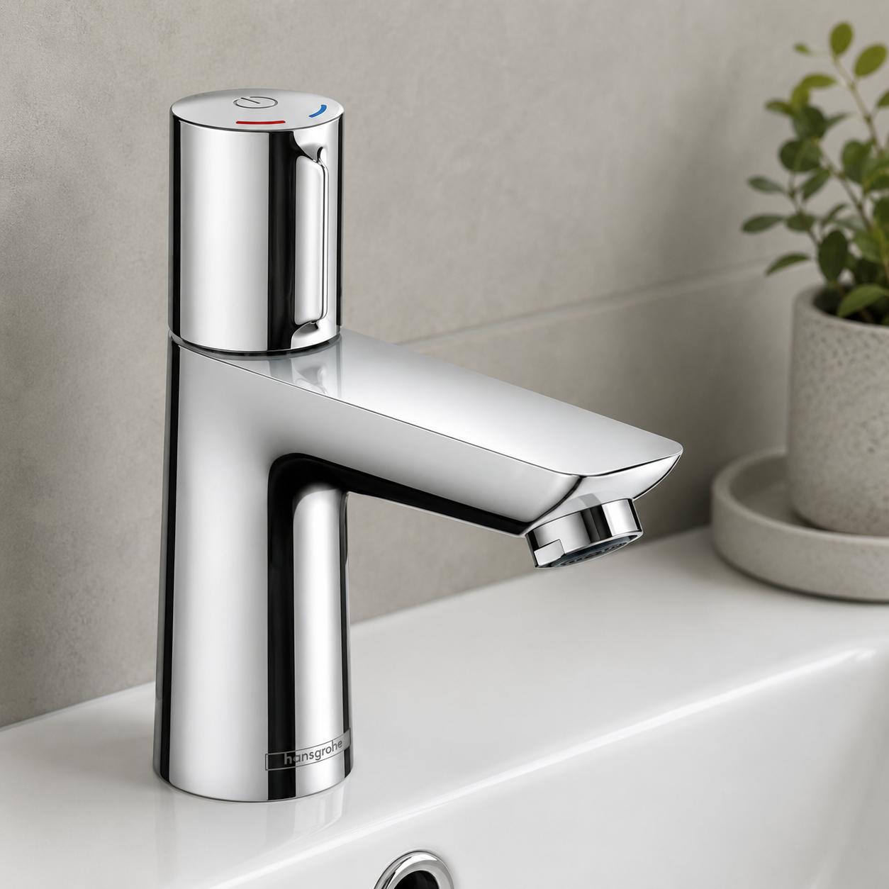 Grifo lavabo monomando Talis Select E cromo de Hansgrohe