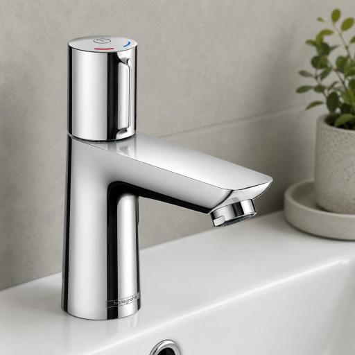 Grifo lavabo monomando Talis Select E cromo de Hansgrohe