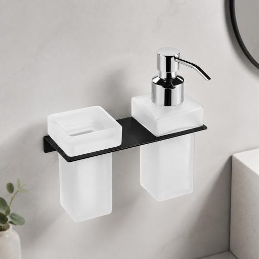 Portavasos con dosificador pared Plexo de Pyp [1]