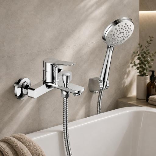 Conjunto de bañera monomando Rhio de Gme