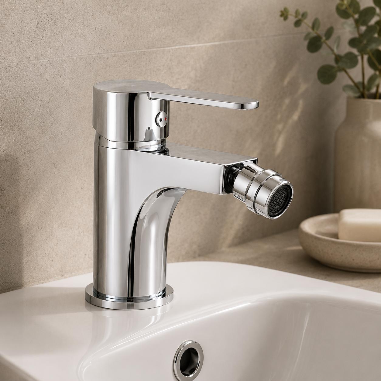 Grifo bidet monomando Sion cromo de Gme