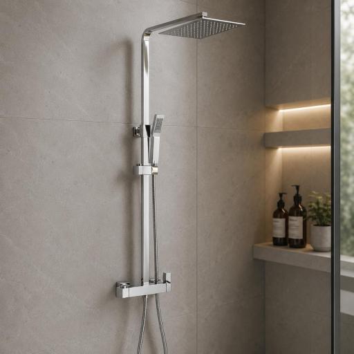 Columna de ducha monomando Inverter C cuadrado de Gme