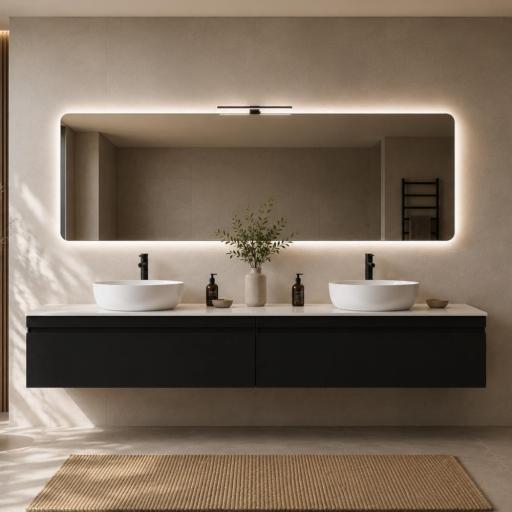 Mueble de baño sobre encimera Natalia 1 cajón suspendido de Avila Dos [3]