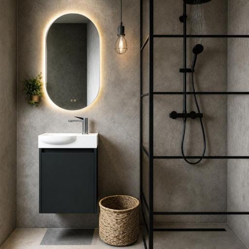 Mueble de baño Slim suspendido 1 puerta de Avila Dos [0]