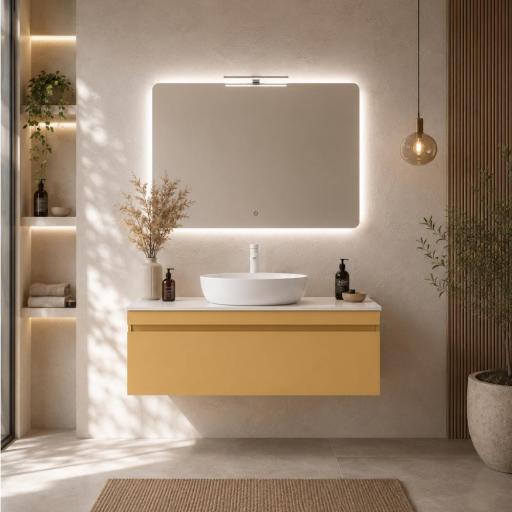 Mueble de baño sobre encimera Natalia 1 cajón suspendido de Avila Dos [2]