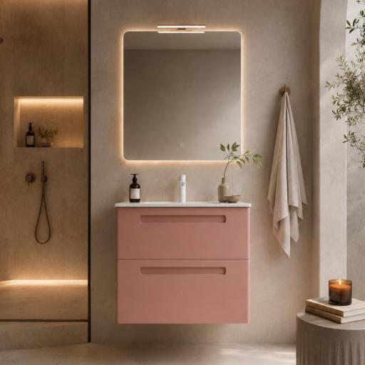 Mueble de baño encastrado Paris 2 cajones suspendido de Avila Dos [2]
