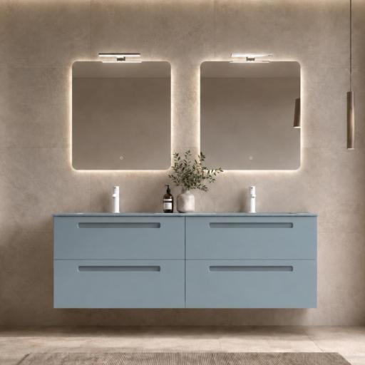 Mueble de baño encastrado Paris 2 cajones suspendido de Avila Dos [3]