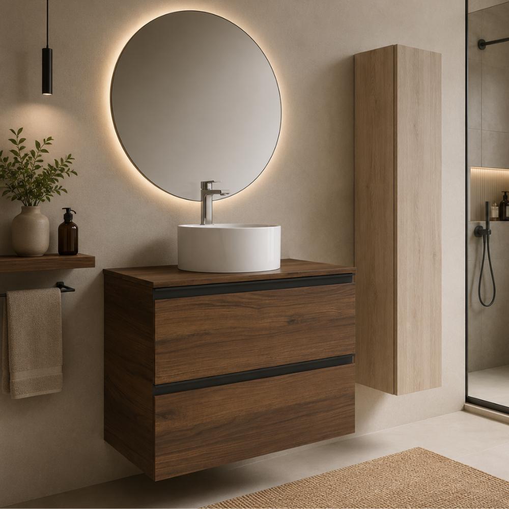 Mueble de baño Bequia Metal 2 cajones con encimera de Salgar