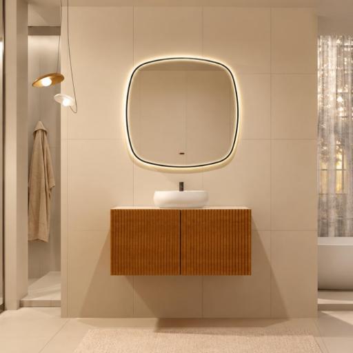 Espejo de baño con luz retroiluminada Catania de Ledimex [2]
