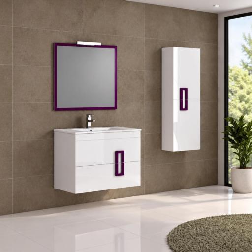 Mueble de baño Omega suspendido 2 cajones de Batoni
