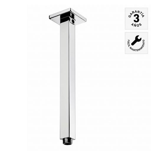 Brazo de ducha a techo cromo de Aquassent