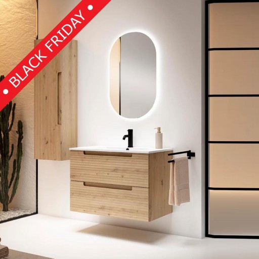 Promo mueble de baño Kyoto suspendido 2 cajones de Visobath