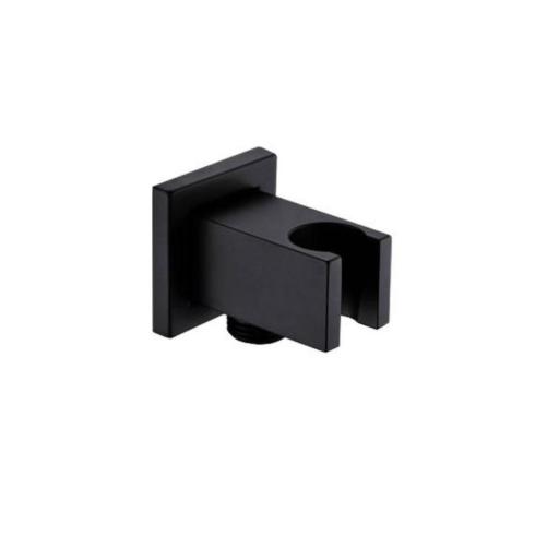 Conjunto de ducha + distribuidor León de Aquassent en negro [4]