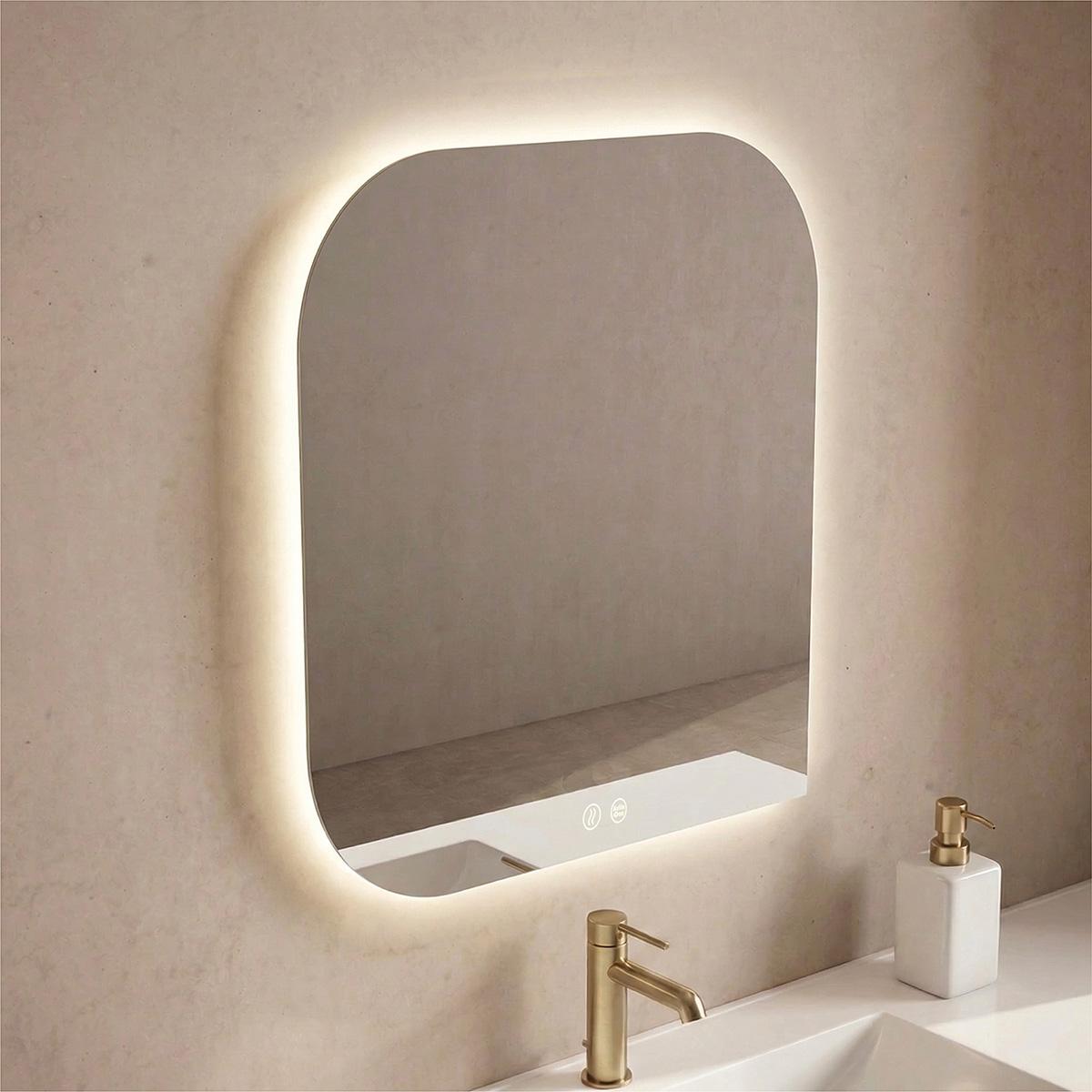 Espejo de baño Desigual con iluminación led de Avila Dos