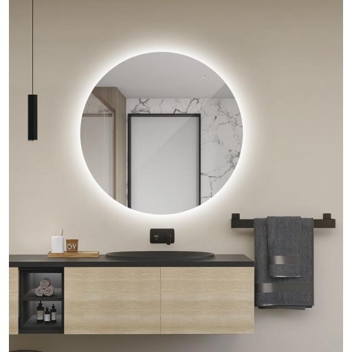 Espejo de baño Lisboa redondo de Ledimex [1]