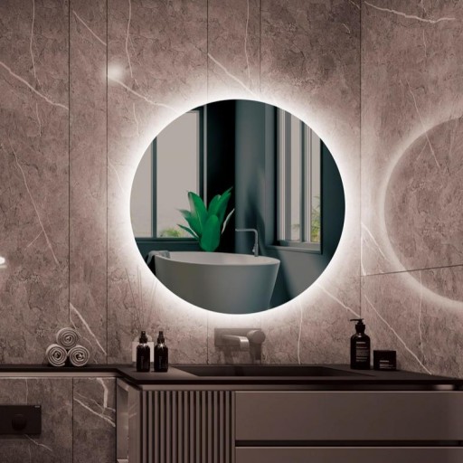 Espejo de baño Lisboa redondo de Ledimex