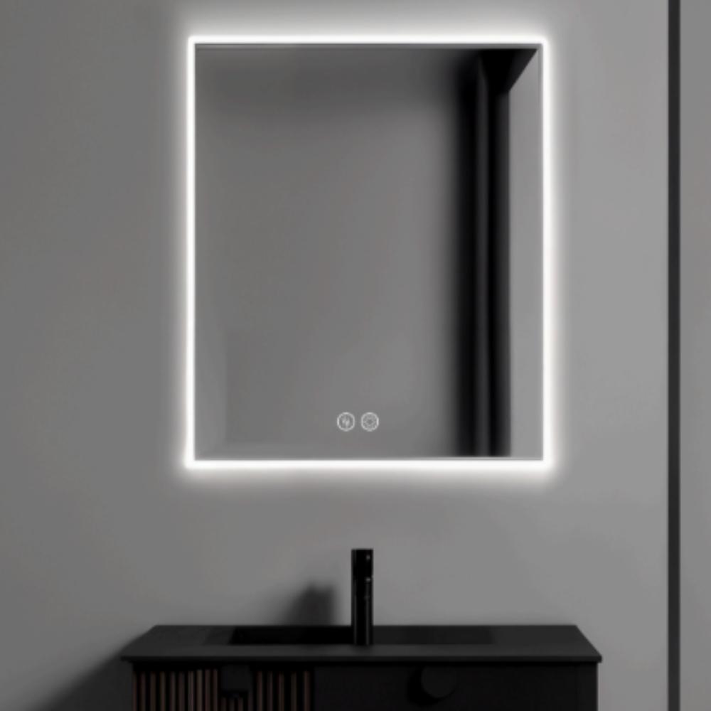 Espejo Ara retroiluminado con iluminación indirecta de Lealbath