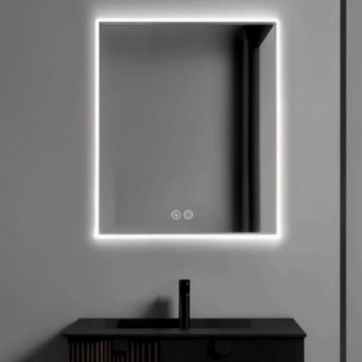 Espejo Ara retroiluminado con iluminación indirecta de Lealbath [0]