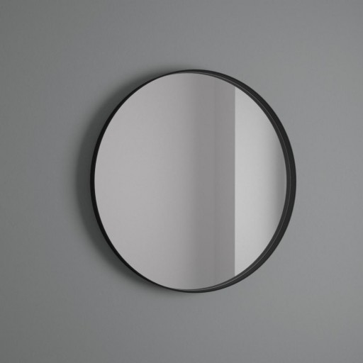 Espejo de baño circular enmarcado de Avila Dos [0]