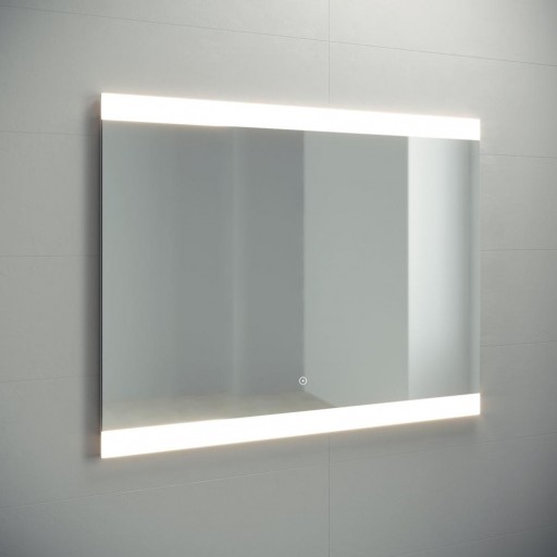 Espejo de baño arenado con iluminación led de Avila Dos [0]