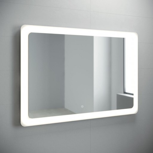 Espejo de baño Loop rectangular con iluminación led de Avila Dos