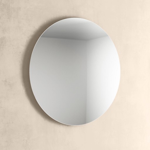 Espejo de baño Miku redondo de Amizuva [0]