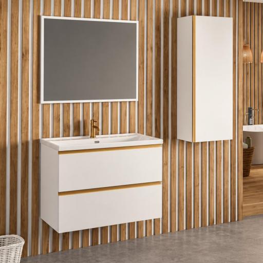 Mueble de baño encastrado Miami 2 cajones suspendido de Batoni [0]