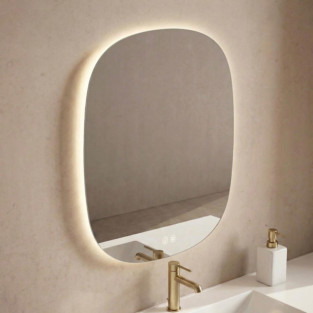 Espejo de baño Flow con iluminación led de Avila Dos
