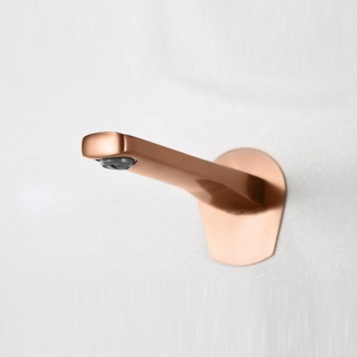 Grifo lavabo empotrado monomando Delos oro rosa cepillado de Imex [2]