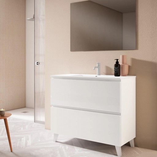 Mueble de baño Granada con patas 2 cajones de Visobath