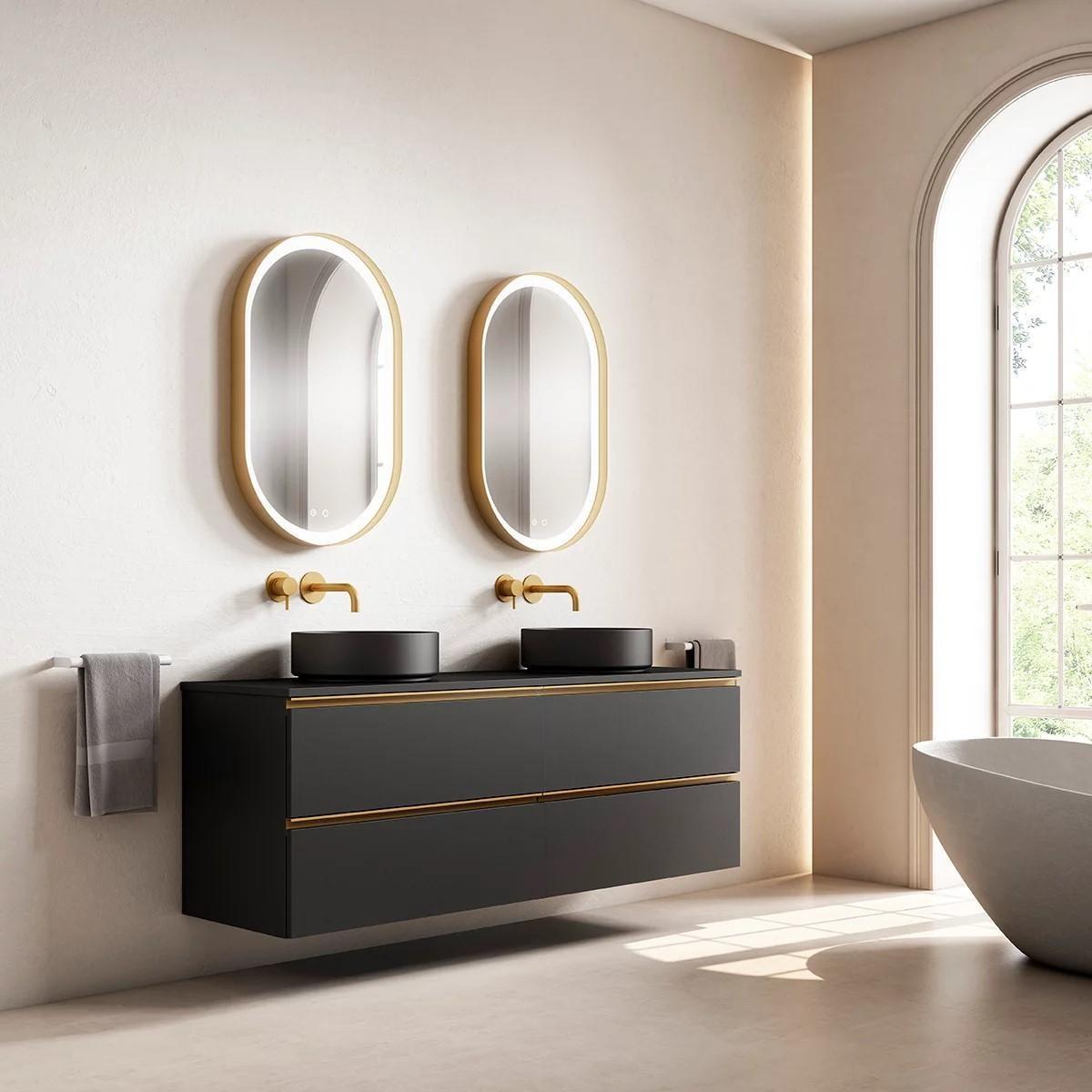 Mueble de baño Granada 2 cajones sobreencimera suspendido de Visobath