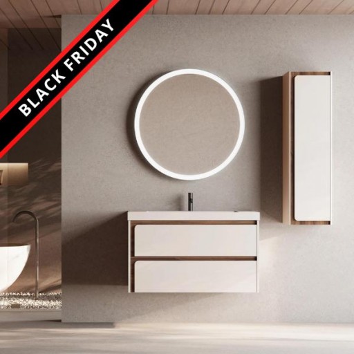 Mueble de baño Indico suspendido 2 cajones de Visobath