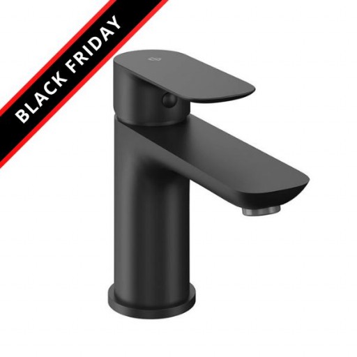 Grifo lavabo monomando Cassio negro mate de Gme