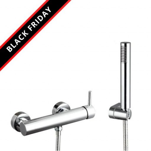 Conjunto de ducha monomando Sirio cromo de Gme