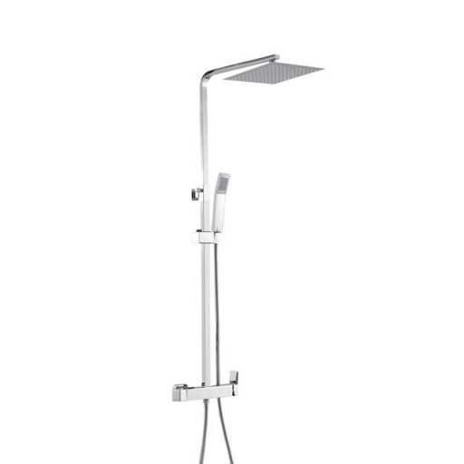 Columna de ducha monomando Inverter cuadrado cromo de Gme [0]