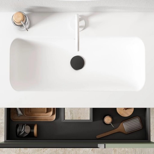Lavabo Idea integrado cerámico de Visobath [1]