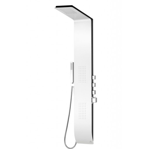 Columna de ducha termostatico Kiara blanco con negro de Aquassent