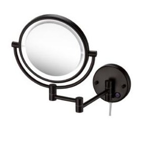 Espejo aumento 5x Led 4w con sensor Negro Mate de Manillons Torrent [0]