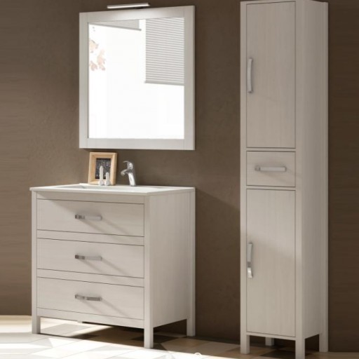 Mueble de baño Zen con patas 3 cajones de Ordoñez