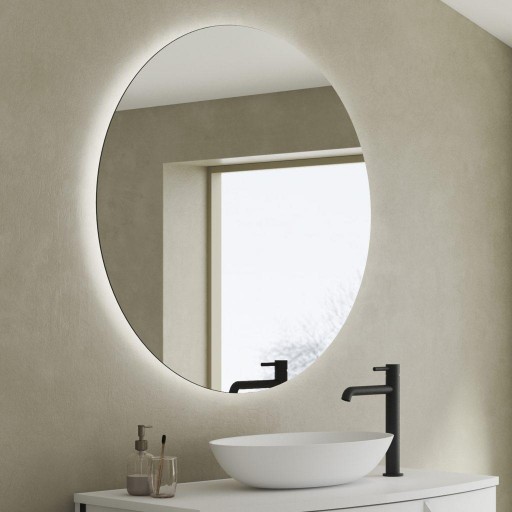Espejo de baño Yua redondo retroiluminado promo de Royo [2]