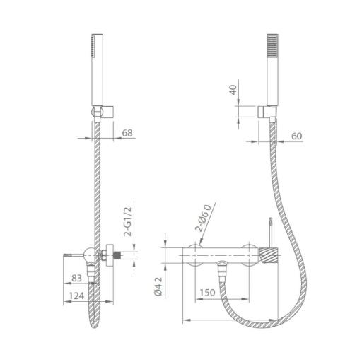 Kit de ducha monomando Bless de Imex [6]