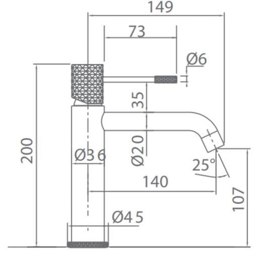 Grifo de lavabo monomando Genova de Imex [6]