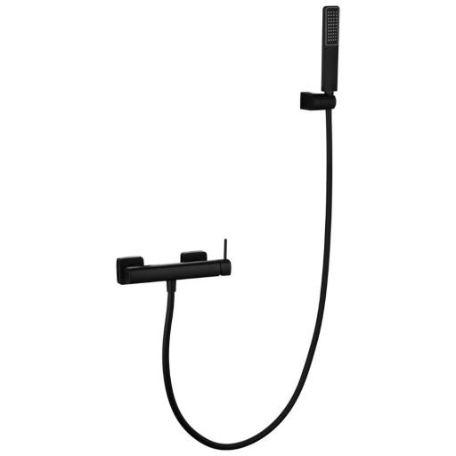 Kit ducha monomando Firenze negro mate de Imex