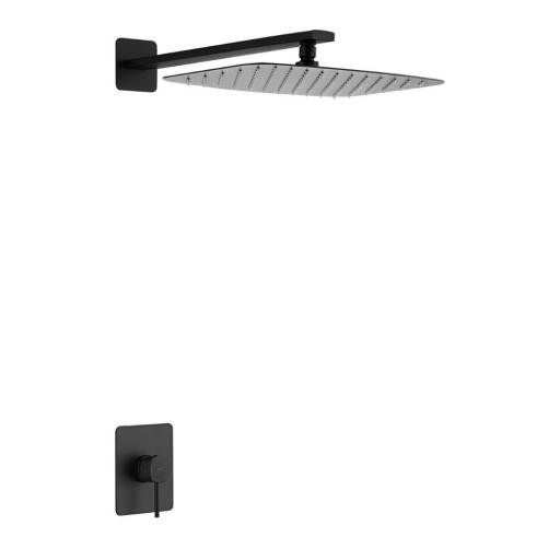 Set de ducha 1 vía rociador Firenze negro mate de Imex [0]