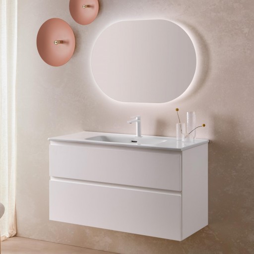 Espejo de baño ovalado 10200 retroiluminado de Sanchis [1]