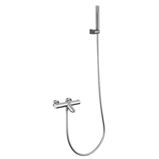 Grifo de baño termostático Monza níquel cepillado de Imex [0]