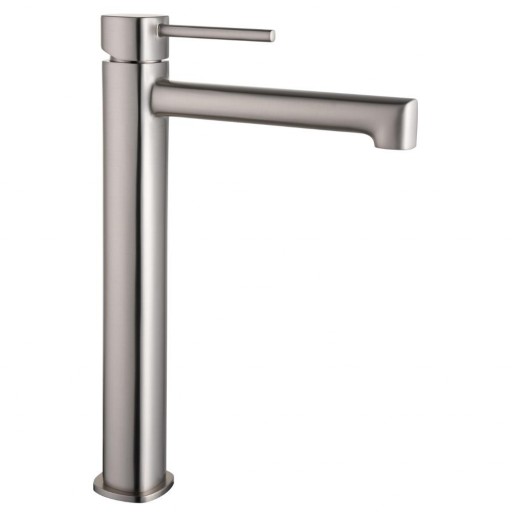 Grifo de lavabo alto monomando Toscana niquel cepillado de Imex [0]