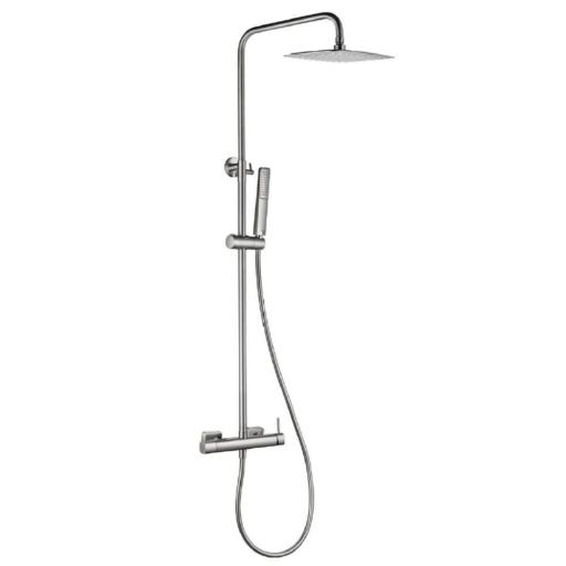 Conjunto barra de ducha monomando Firenze niquel cepillado de Imex [0]